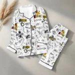 Harry Potter Satin Pajama Set with Piping – HOATT20348