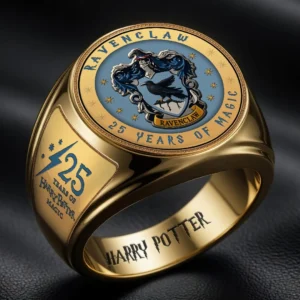 Harry Potter 25th Anniversary 3D Engraved Ring - HOATT20321