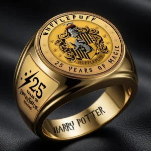 Harry Potter 25th Anniversary 3D Engraved Ring - HOATT20322