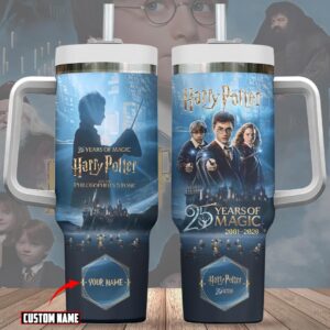 Personalized Harry Potter 25th Anniversary 40oz Tumbler - HOATT20316