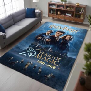 Harry Potter 25th Anniversary Rectangular Rug - HOATT20345
