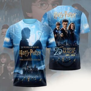 Harry Potter 25th Anniversary 3D Apparel – HOATT20280
