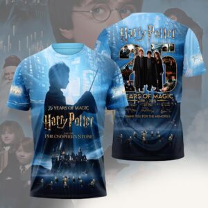 Harry Potter 25th Anniversary 3D Apparel - HOATT20347