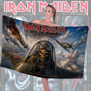 Iron Maiden Rectangle Beach Towel - TMTHU7925
