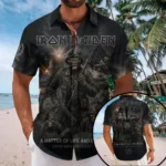 Iron Maiden Short Sleeve Button-Down Shirt – TMTHU8870