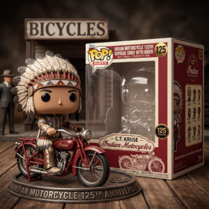 Indian Motorcycle 125th Anniversary  3D Collectible Vinyl Figure - TMTHU8071