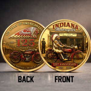 Indian Motorcycle 125th Anniversary Commemorative Coin - TMTHU8047