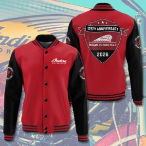 Indian Motorcycle 125th Anniversary Varsity Jacket - TMTHU8049
