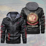 Indian Motorcycle 125th Anniversary 2D Leather Hooded Jacket – TMTHU8562