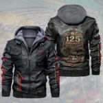 Indian Motorcycle 125th Anniversary 2D Leather Hooded Jacket – TMTHU8761