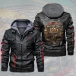 Indian Motorcycle 125th Anniversary 2D Leather Hooded Jacket – TMTHU8920