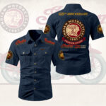 Indian Motorcycle 125th Anniversary 2D Short Sleeve Mechanic Shirt – HOATT20241