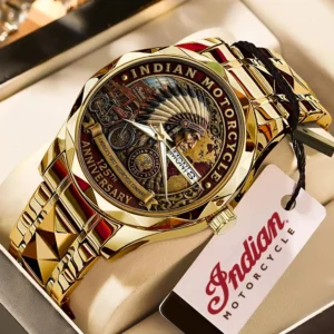 Indian Motorcycle 125th Anniversary Alloy Luxury Quartz Watch - TMTHU8598