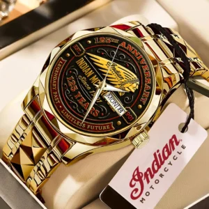 Indian Motorcycle 125th Anniversary Alloy Luxury Quartz Watch - TMTHU8649