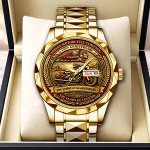 Indian Motorcycle 125th Anniversary Alloy Luxury Quartz Watch - HOATT20655