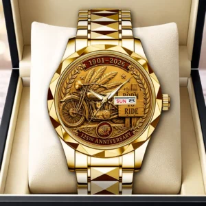 Indian Motorcycle 125th Anniversary Alloy Luxury Quartz Watch - HOATT20405
