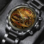 Indian Motorcycle 125th Anniversary Black Stainless Steel Watch – TMTHU8098