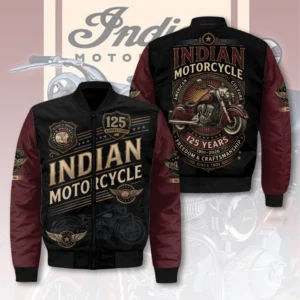 Indian Motorcycle 125th Anniversary 3D Bomber Jacket - TMTHU8587