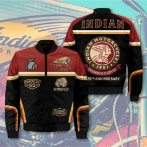Indian Motorcycle 125th Anniversary 3D Bomber Jacket - TMTHU8666