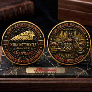 Indian Motorcycle 125th Anniversary Commemorative Coin - TMTHU8520