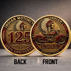Indian Motorcycle 125th Anniversary Commemorative Coin - TMTHU8616