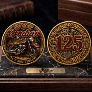 Indian Motorcycle 125th Anniversary Commemorative Coin - TMTHU8617