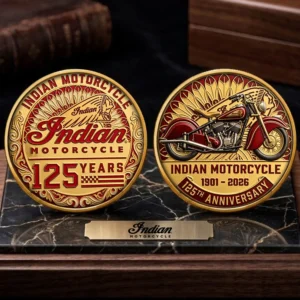 Indian Motorcycle 125th Anniversary Commemorative Coin - TMTHU8641