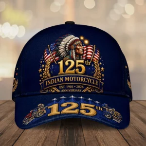 Indian Motorcycle 125th Anniversary Classic Cap – TMTHU8591