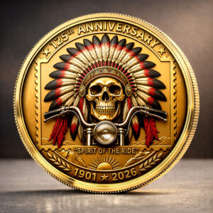 Indian Motorcycle 125th Anniversary Commemorative Coin - HOATT20246