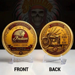 Indian Motorcycle 125th Anniversary Commemorative Coin - HOATT20329