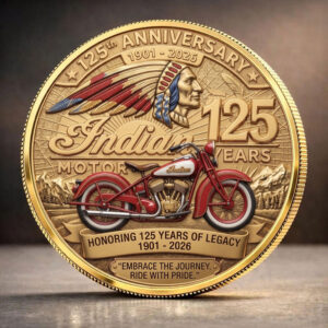 Indian Motorcycle 125th Anniversary Commemorative Coin - TANTN24770