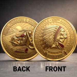 Indian Motorcycle 125th Anniversary Commemorative Coin - TANTN24803