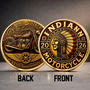 Indian Motorcycle 125th Anniversary Commemorative Coin - TMTHU8657