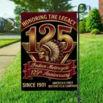 Indian Motorcycle 125th Anniversary Double-side Garden Flag – TMTHU8742