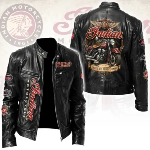 Indian Motorcycle 125th Anniversary Motorcycle Leather Jacket - HOATT20395