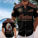 Indian Motorcycle 125th Anniversary Short Sleeve Button-Down Shirt – HOATT20432