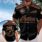 Indian Motorcycle 125th Anniversary Short Sleeve Button-Down Shirt – HOATT20623