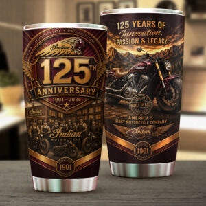 Indian Motorcycle 125th Anniversary Tumbler Cup - TMTHU8568
