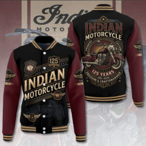 Indian Motorcycle 125th Anniversary Varsity Jacket - TMTHU8588