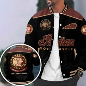 Indian Motorcycle 125th Anniversary Varsity Jacket - HOATT20391