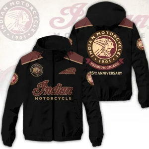 Indian Motorcycle 125th Anniversary 3D Windbreaker Jacket - HOATT20357