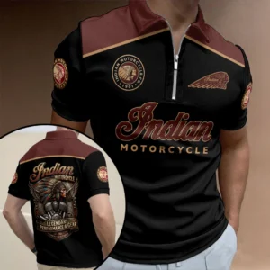 Indian Motorcycle 125th Anniversary Zip Polo Shirt - HOATT20426