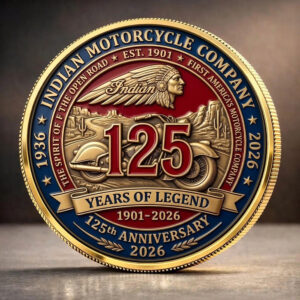 Indian Motorcycle 125th Anniversary Commemorative Coin - TANTN24804