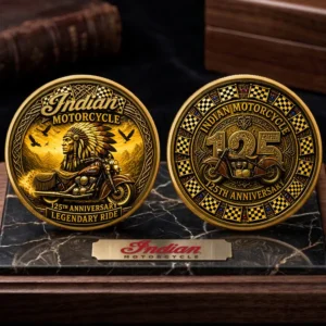 Indian Motorcycle 125th Anniversary Commemorative Coin - TMTHU8658