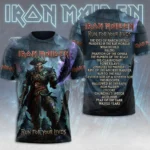 Iron Maiden 2026 World Tour 3D Apparel – TMTHU8747