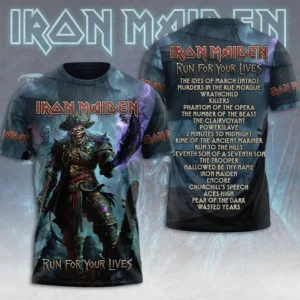 Iron Maiden 2026 World Tour 3D Apparel - TMTHU8747