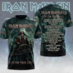 Iron Maiden 2026 World Tour 3D Apparel – TMTHU8748