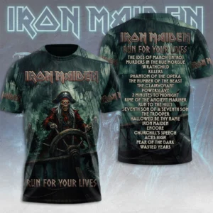 Iron Maiden 2026 World Tour 3D Apparel - TMTHU8748