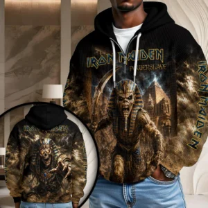 Iron Maiden 2026 World Tour 3D Unisex Waffle Hoodie - HOATT20610