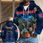 Iron Maiden 2026 World Tour 3D Unisex Waffle Hoodie – HOATT20106